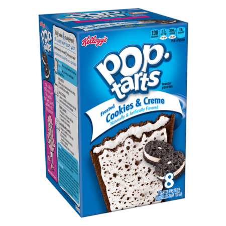 pop tarts cookies and creme  pack