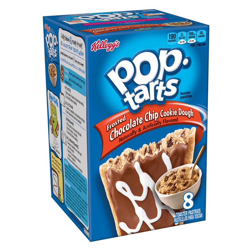 Kellogg’s Pop-Tarts Frosted Chocolate Chip Cookie Dough 384gr | NGT