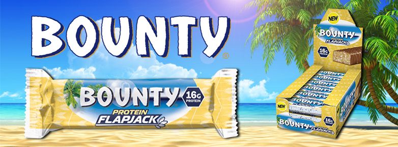 Bounty Protein Flapjack - Πρωτεϊνική μπάρα Bounty με βρώμη 60γρ | NGT