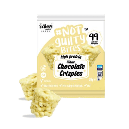 skinny food co not guilty white chocolate crispies