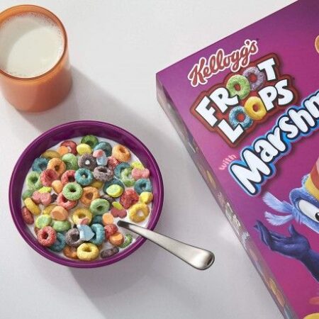 kellogg s froot loops marshmallow cereal g