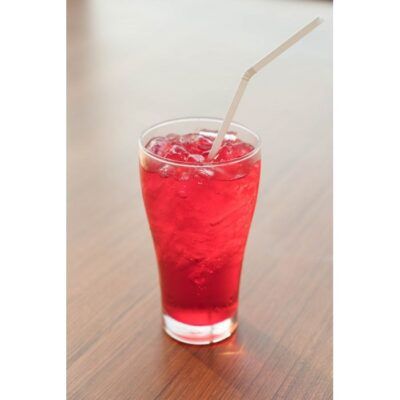 iced red soda glass 1339 6234