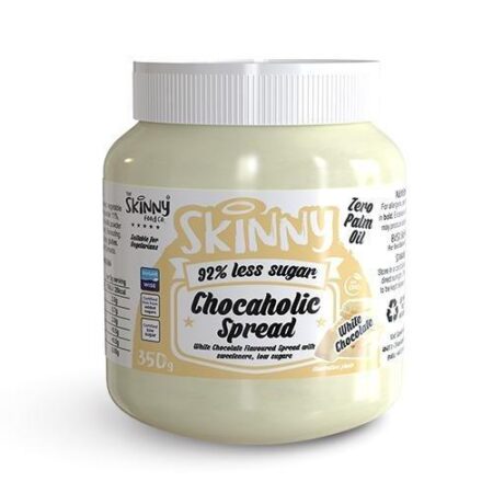 skinny notguilty low sugar chocaholic white chocolate flavoured spread g