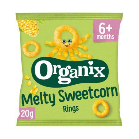 Organix Melty Sweetcorn Rings Organix Melty Sweetcorn Rings