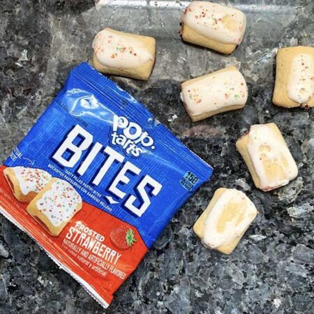 pop tarts bites frosted strawberry