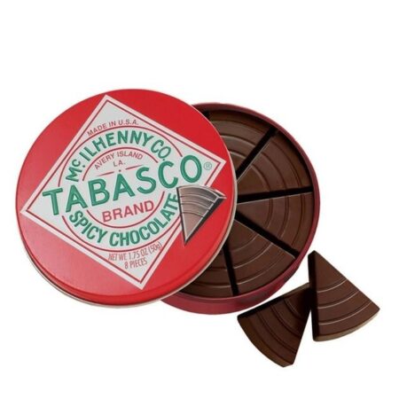 tabasco spicy dark chocolate wedges