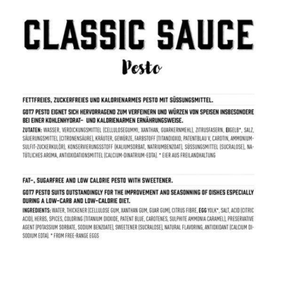 got7 classic sauce 350 ml 6er pack box pesto 3 facts