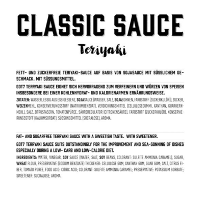 got7 classic sauce 350 ml 6er pack box teriyaki 3 facts 1