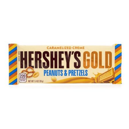 hersheys Gold With Peanuts and Pretzels