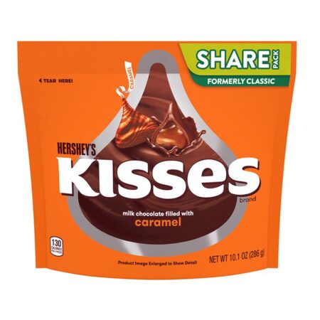hersheys kisses milk chocolate caramel  oz g