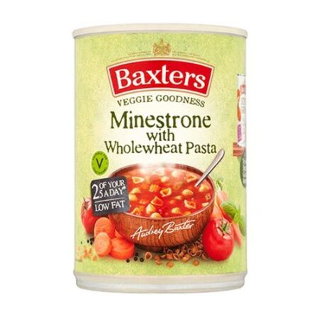 baxters Veggie Minestrone Wholewheat Pasta g