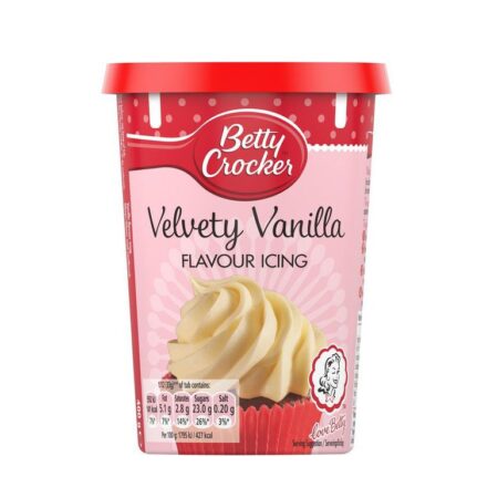 betty crocker velvety vanilla icing