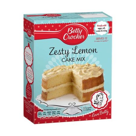 betty crocker zesty lemon cake mix g