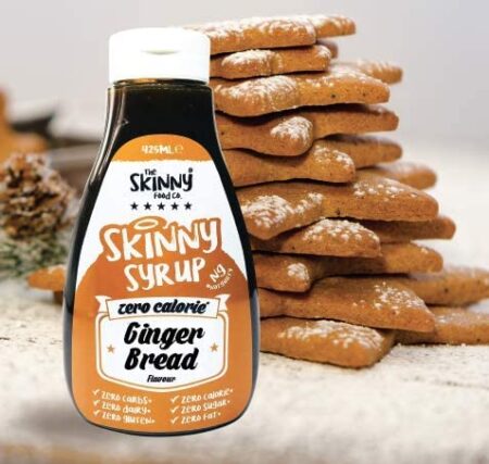 gingerbread notguilty zero calorie sugar free syrup the skinny food co ml