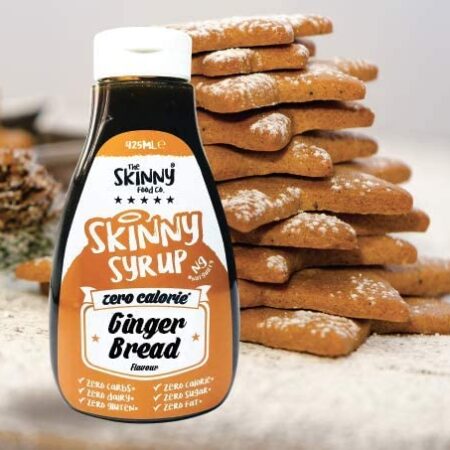 gingerbread notguilty zero calorie sugar free syrup the skinny food co ml
