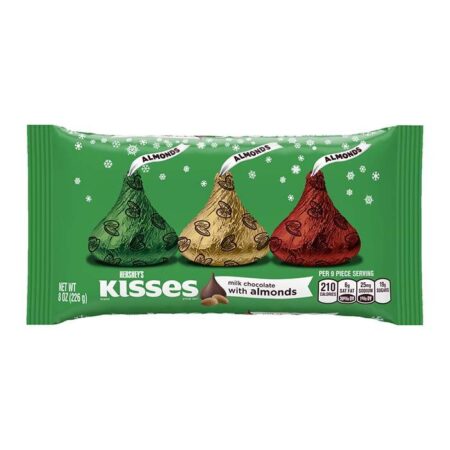 hersheys kisses milk chocolate almonds g