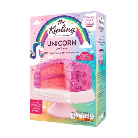 mr kipling unicorn cake mix g