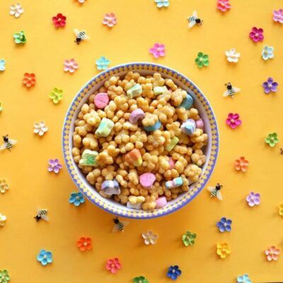 Bowl of Lucky Charms Honey Clovers
