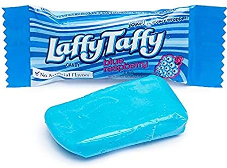 all city candy laffy taffy blue raspberry  oz mini bar