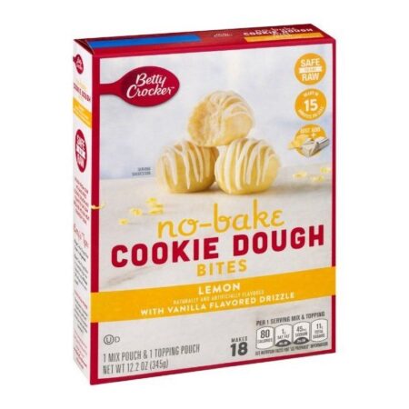 betty crocker lemon no bake cookie dough bites g