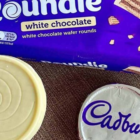 cadbury roundie white g