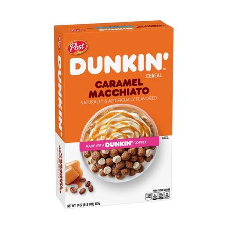 post dunkin cereal caramel macchiato g