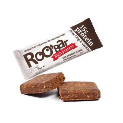 roo bar proteine chocolate chips vanille 60g 2