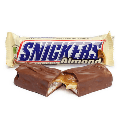 127611 01 snickers almond candy bars 24 piece box