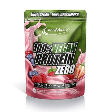 ironmaxx  vegan protein zero gr mixed berries