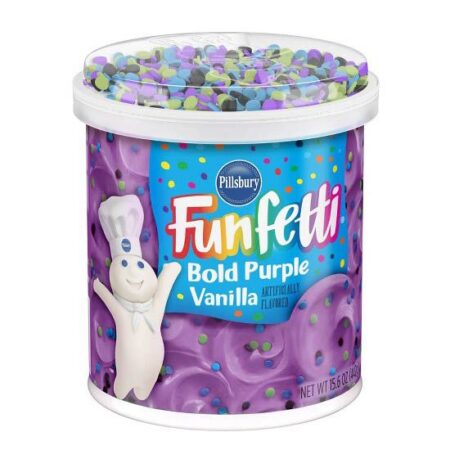 pillsbury bold purple vanilla frosting g