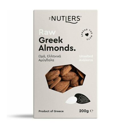 The Nutlers Raw Greek Almonds Ωμά Ελληνικά Αμύγδαλα Ανάλατα γρ