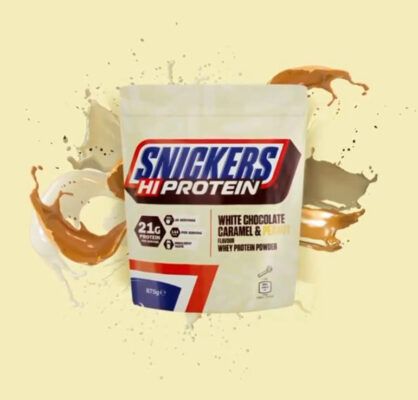 snickers white chocolate whey 875g 2