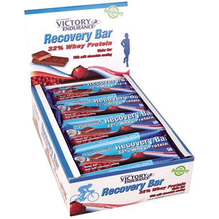 weider recovery protein bar strawberry display g