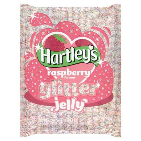 hartleys glitter jelly raspberry