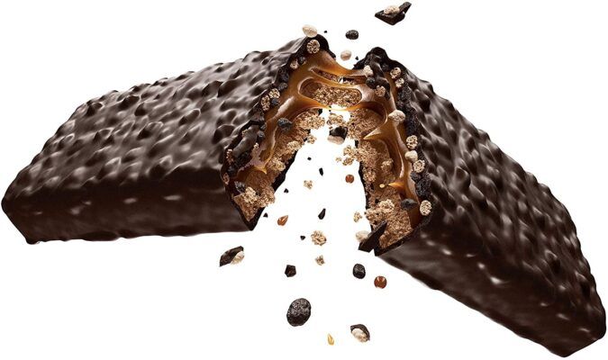 optimum nutrition whipped protein bar 60gr caramel chocolate 2