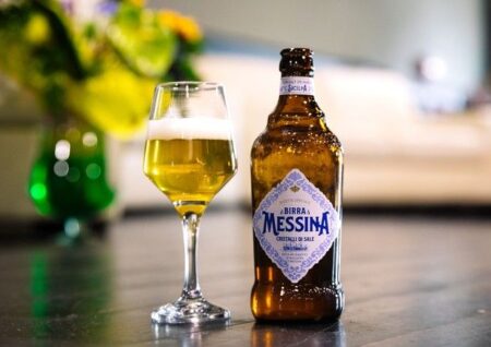 messina blue special beer ml
