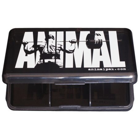 animal pillbox black