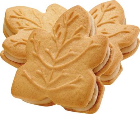 tipi maple leaf cookies