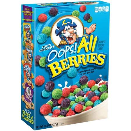 Capn Crunch Oops All Berries Cereal