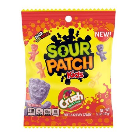 sour patch kids crush fruit mix g
