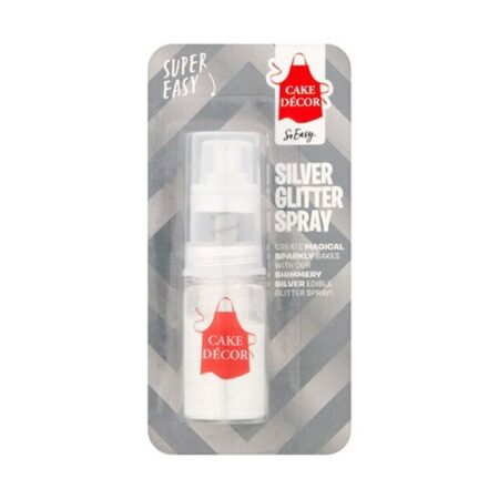 Cake Decor Silver Glitter Spray
