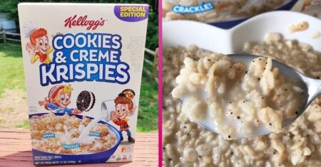 kelloggs Krispies Cookies Creme cereal g