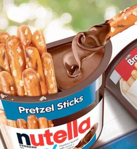 nutella sticks pretzel