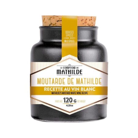 Mathilde mustard in stoneware jar