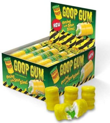 Toxic Waste Goop Gum Oozing with Sour Slime123