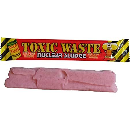 Toxic Waste Nuclear Studge Chew Bar Sour Cherry