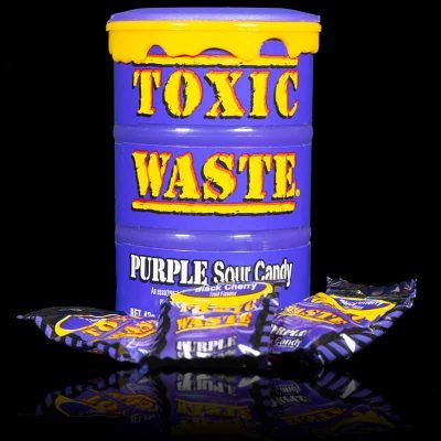 toxic waste purple sour candy drum 22222