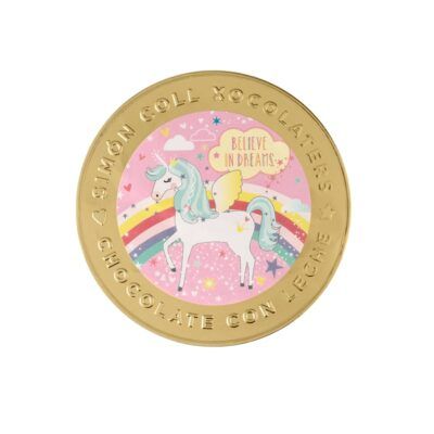 Simon Coll Unicorn Chocolate Medallion85264