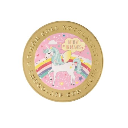 Simon Coll Unicorn Chocolate Medallion