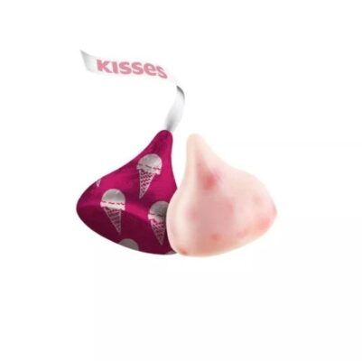 hersheys kisses strawberry ice cream cone